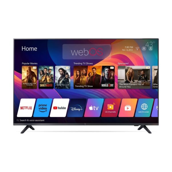 Qova QVW-4302 TV on white background